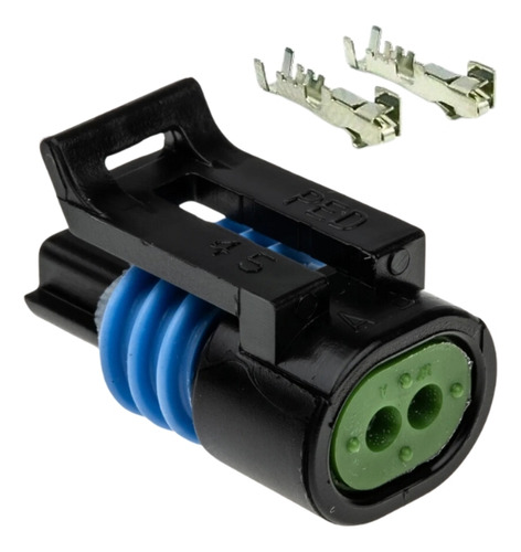 Conector 2 Vias Gm Sensor Temperatura 12162195 12162193