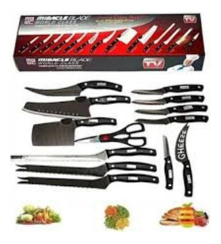 Set Cuchillos 13 Pcs Miracle Blade