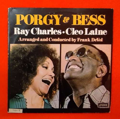 Lp Disco De Vinil Duplo Ray Charles Cleo Laine Porgy Bess