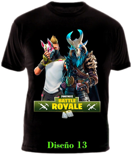 Camiseta Fortnite Gamer Video Juego Heroe Algodon Garantizad