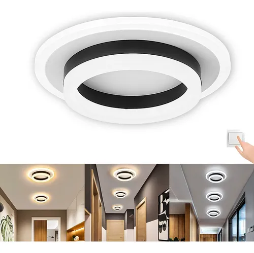 . Lámparas De Techo Led Decorativa Con 3 Modos De Luz 48w