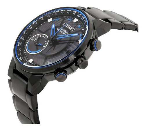Imagen 3 de 7 de Citizen Satellite Wave Gps Black Blue Dial Cc3038-51e