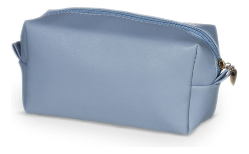 Necessaire Estojo Grande Feminina Viagem Intimas Maquiagem Cor Azul-claro