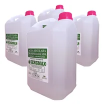Comprar Kit X 4 Agua Destilada Ultrafiltrada Desionizada Laboratorio
