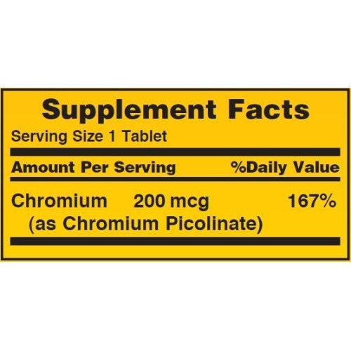 Quemador De Grasa Chromium Picolinate 200mcg Goodn Natural