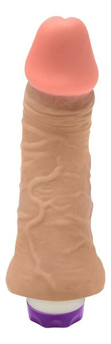 Dildo recargable Hades 10 Flex, 16 x 4 cm, color beige