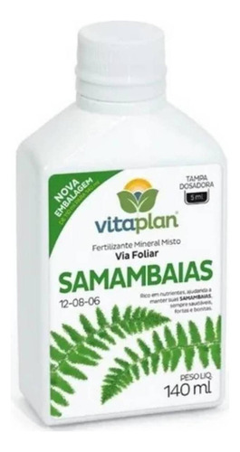 Fertilizante Mineral Misto Samambaia (140ml) Vitaplan