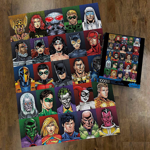 Dc Comics Retratos Rompecabezas 1000p Batman Joker Flash Ivy