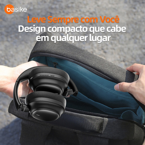 Headset Bluetooth Com Função Caixa De Som E Microfone Anc