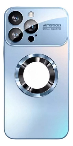 A Capa Magnética Nano Prateada Janela Grande Para iPhone 16