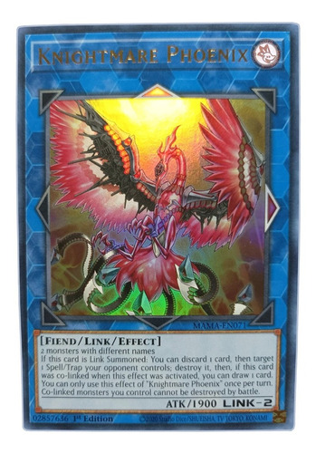 Yugi-oh! Knightmare Phoenix Mp19-en027 Ultra