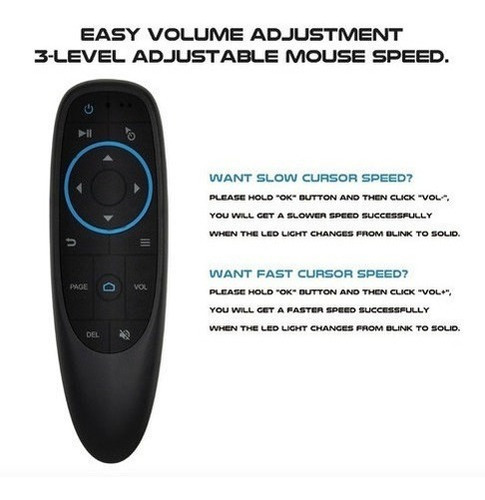 Control Remoto Bluetooth 5 G10s Para Iptv Tv Box Win Osx