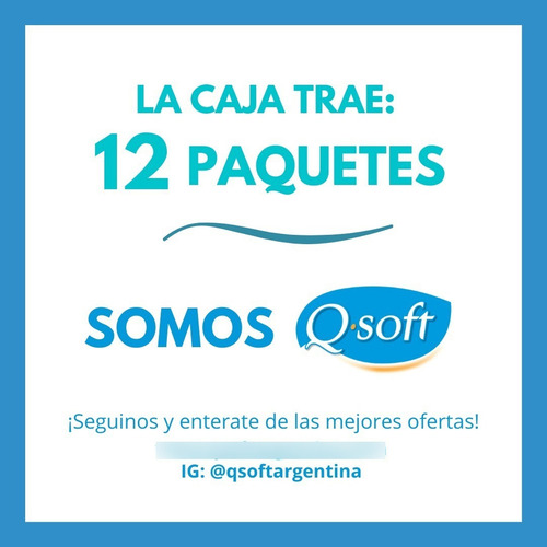 Imagen 3 de 6 de Toallitas Antibacteriales Q-soft (12 Paquetes)