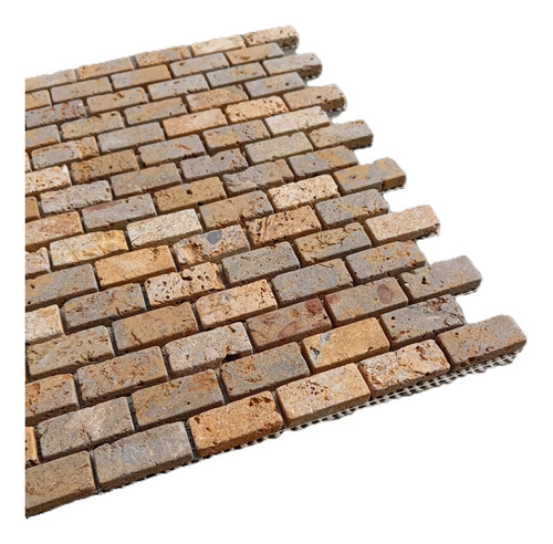Revestimiento Piedra Muro Malla Golden 30x30 X M2 Revestylo