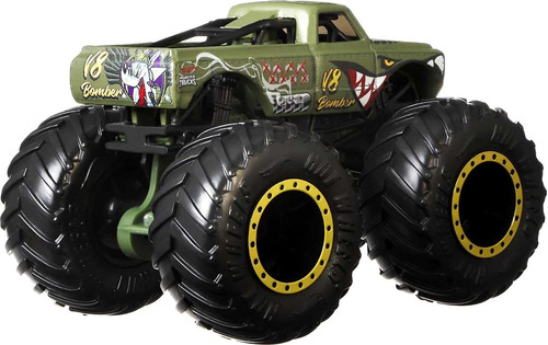 Hot Wheels Monster Trucks Vehículo A Escala 1:64, Paquete De