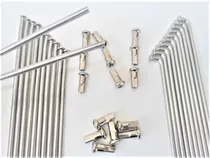 Comprar Kit Raio Dianteiro Biz 100 125 Lona Cromado Espesura Orignal