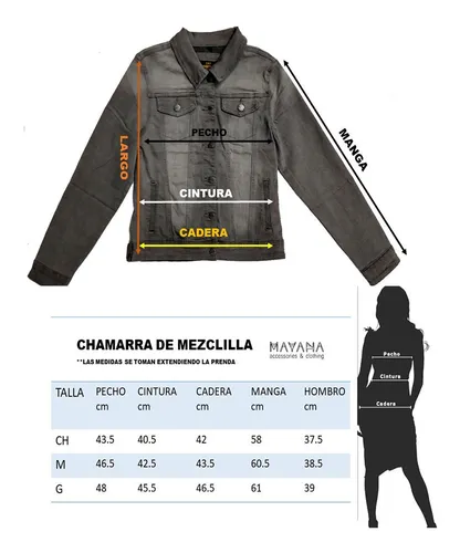 Tallas de chamarras mujer new arrivals