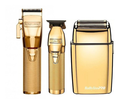 Combo Cortadora, Patillera Y Afeitadora Babyliss Pro Gold