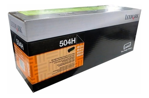 Toner Lexmark 50f4h00 Original 504h Negro Ms 310 410 510