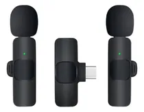 Comprar Set X 2 Micrófonos Inalámbricos Minis Gadnic Usb Tipo C Clip Color Negro