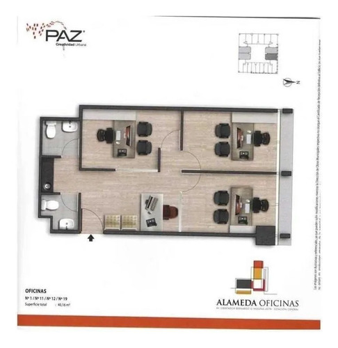 Se Vende Oficina 3p 2b Metro San Alberto Hurtado