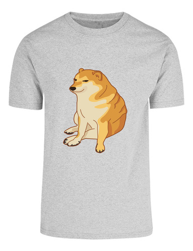 Playera Camiseta Estampada Perro Cheems / Dog  Meme