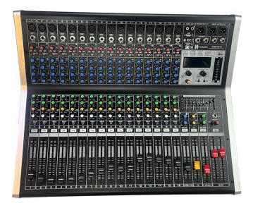 Mezcladora Amplificada 16 Canales 500w X 2, Interfase Usb, B