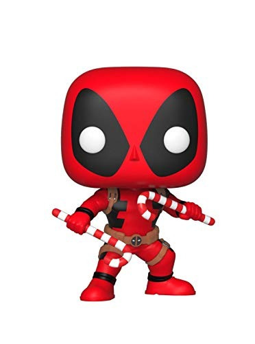 Funko Pop Marvel Holidaydeadpool Con Bastones De Caramelo Co