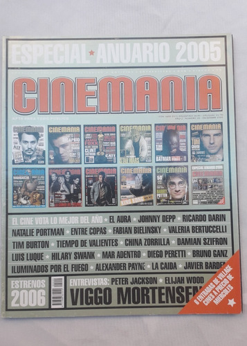 Revista Antigua * Cinemania * N° 20 Tapa Especial Anuario