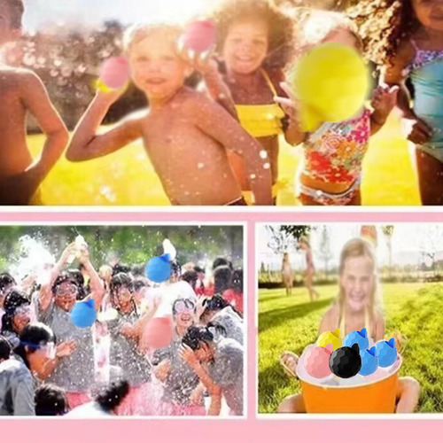 Globos De Agua De Llenado Rápido, 10 Unidades, Reutilizables