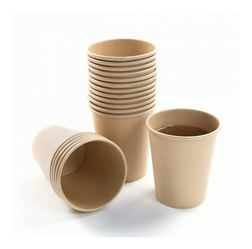 Vaso Polipapel Madera 6 Oz X 50 Unidades