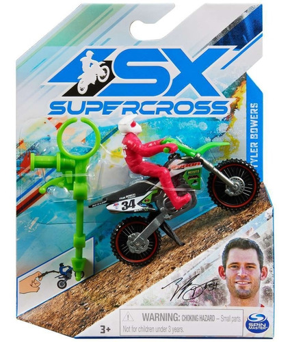 Moto A Escala 1:24 Tyler Bowers Super Cross Sx En Magimundo!