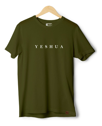 Camiseta Yeshua 100% Algodão T-shirt Masculina Jesus Crista