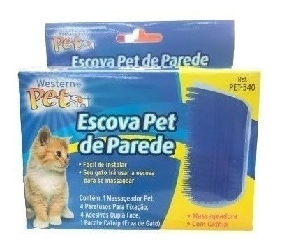 Kit - Peitoral E Guia Para Gatos + Massageador + Catnip 