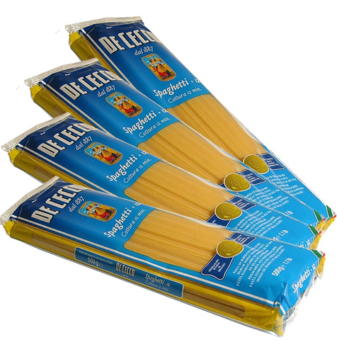 4x Spaghetti Italiano De Cecco 500g