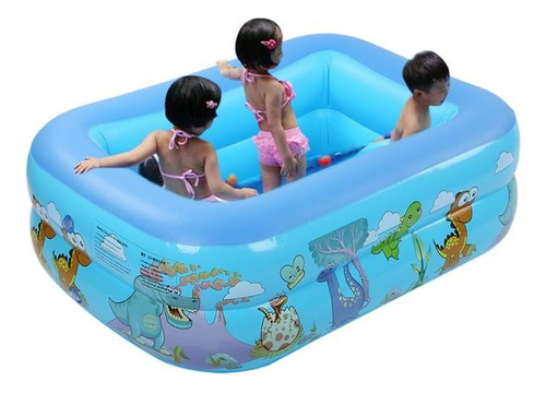 Piscina Inflable Verano Niños 150x110x50 Cm