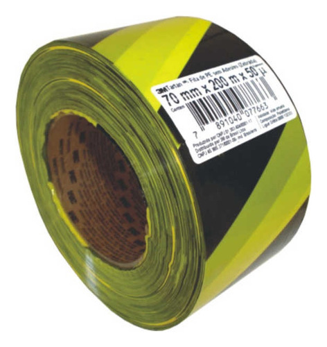 Fita Zebrada Isolamento De Area 3m 70mm X 200m