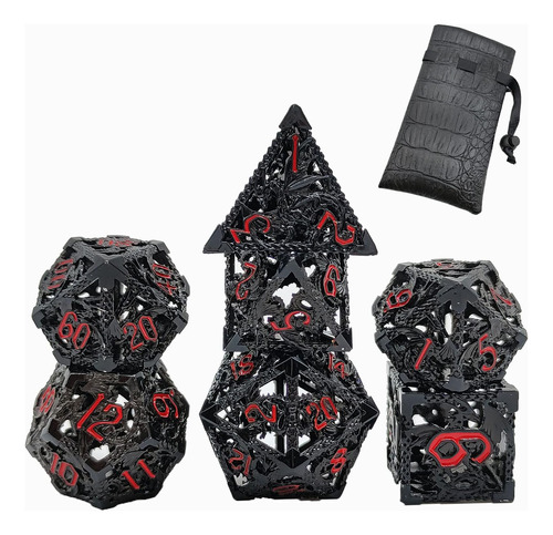 Dnd Juego De Dados Dungeons And Dragons Metal D&d Dice Juego