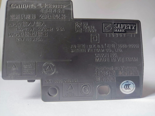 Imagen 1 de 4 de Canon Adaptador K30329 Fuente De Poder Para Impresoras