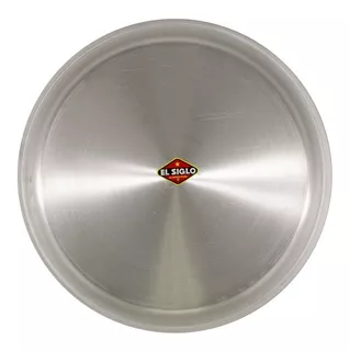 Pizzera Pizza Molde Aluminio Gastronómica Reforzada 35 Cm Color Gris