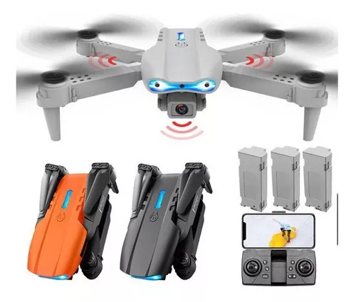 Circular Aliviar Al por menor Mini Drone E99 K3 Barato Con Cámara Fullhd 3 Baterías | Cuotas sin interés