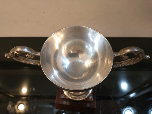 Imagen 4 de 7 de Antigua Copa Trofeo Bañado En Plata