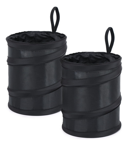 Paquete De 2 Basureros Portátiles Para Automóvil 1 Galón Color