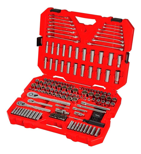 Juego De 189 Tubos Llaves Puntas Mecanico Craftsman 12034