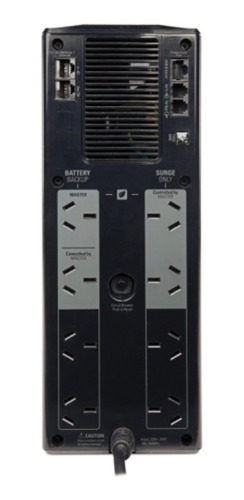 Imagen 3 de 3 de APC Back-UPS Pro 1200 BR1200G-AR 1200VA entrada y salida de 230V negro