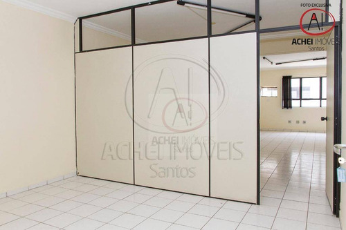 Imagem 2 de 14 de Sala Comercial Com 1 Cozinha, 1 Banheiro, 1 Vaga, À Venda, 65 M² Por R$ 200.000 - Vila Matias - Santos/sp - Sa0541