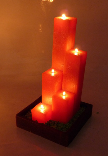 Imagen 4 de 7 de C45 - Pack 12 Velas Cuadradas Neutra (sin Fragancia) 4x5cm