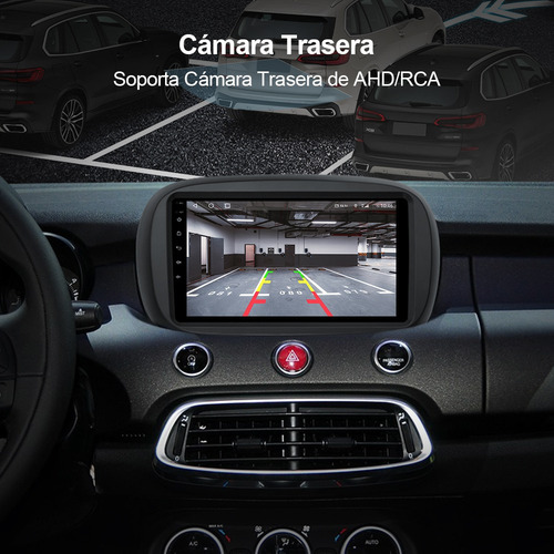 C-jc-jpara Estéreo Cámara 1+32gb Fiat 500x 2016-2022 Gps Wif