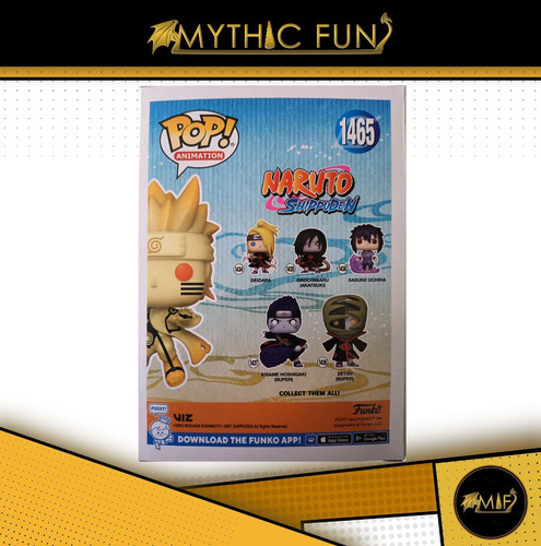 Funko Pop Naruto Shippuden - Naruto Uzumaki Kurama Link Mode (Usado)