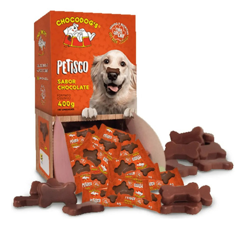 Petisco Chocodogs Ossinho Para Cães Caixa 400g